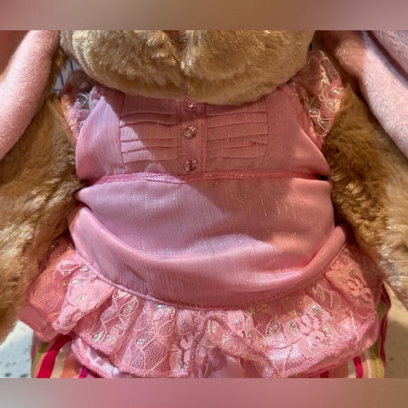 Build-A-Bear Pink Lace Trimmed Top and Striped Shorts,‎ Plush NOT Included - Picture 8 of 10